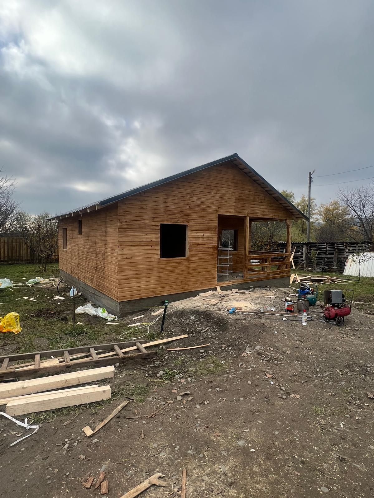 Cabana casa foișor din lemn