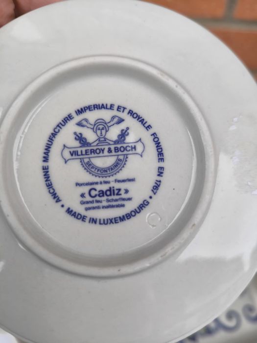 Serviciu de masa, din portelan Villeroy & Boch, Cadiz