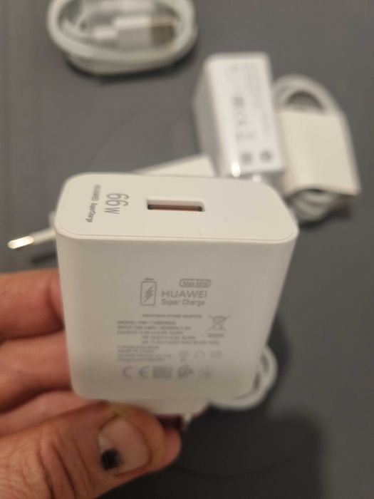 Super Charger 40W/66W Huawei, Mi de 18W, Samsung 45W; cabluri 3, 5, 6A
