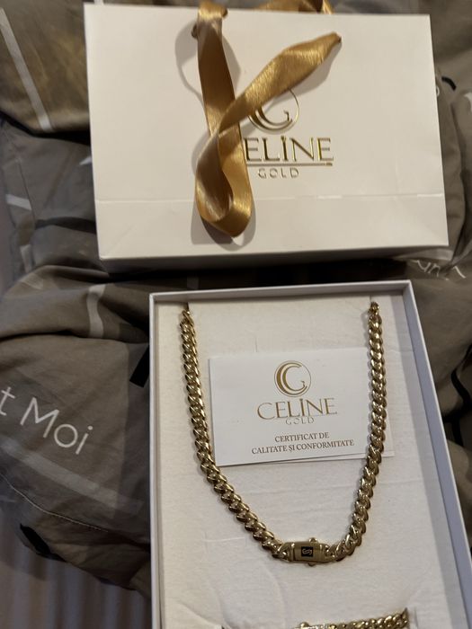 Set Nou Aur 14K Cuban Monaco 52.93 Grame pret 380lei/Gram