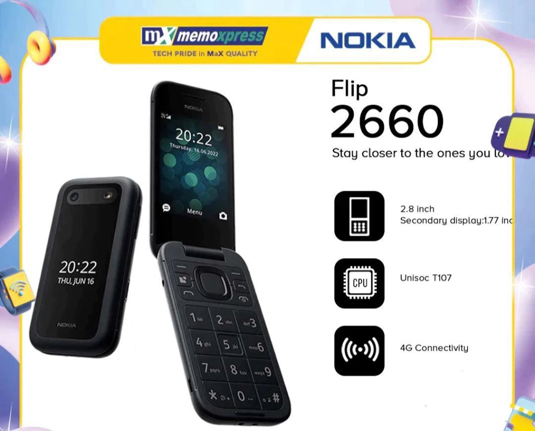 Nokia 2720, 2660, Dostavka, Kafolat, Yengi tella bizada.
