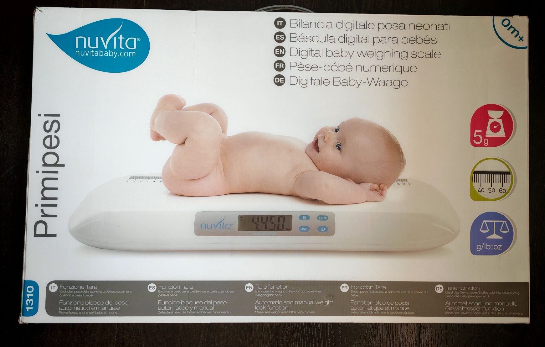 Бебешка Ел. везна / кантар - baby scale touch Nuvita