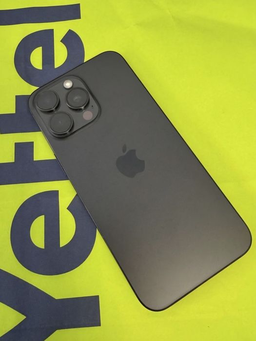 КАТО НОВ 512GB iPhone 15 Pro Max Гаранция Yettel 2025г. Black