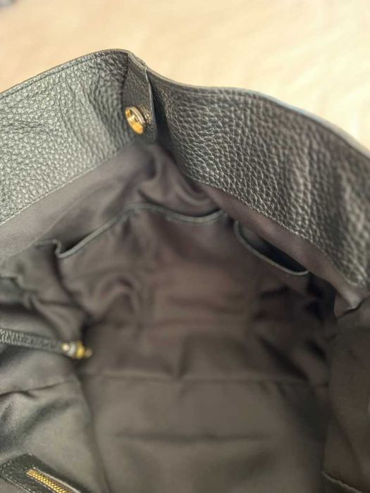 Musette чанта от естествена кожа | Като нова | Побира формат А4