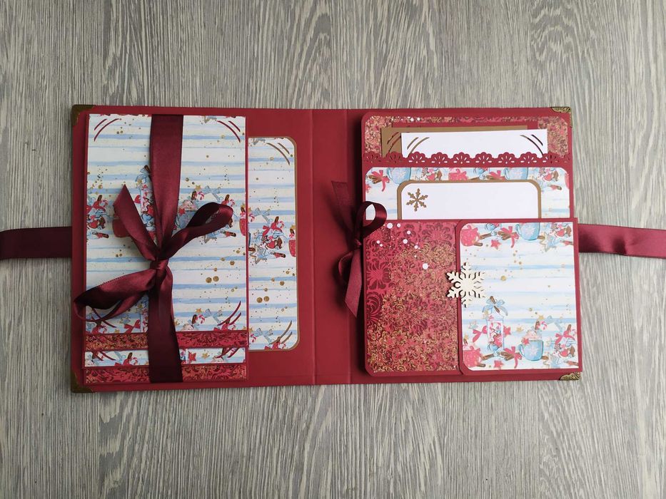 Коледен скрапбук албум "Моята Коледа", ръчна изработка /11.45-46