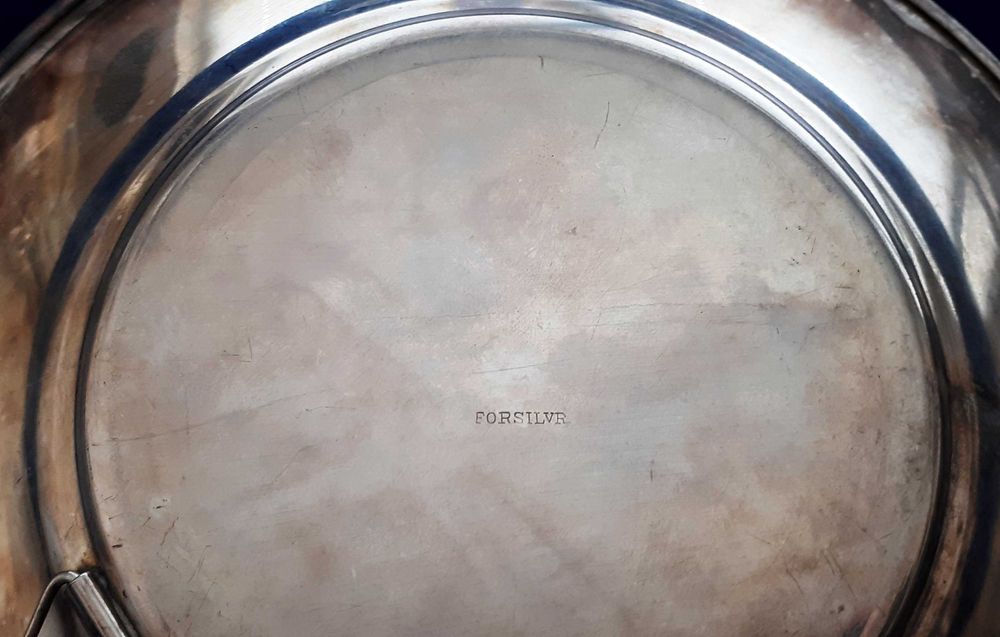 Винтидж Скандинавски сребърни чинии