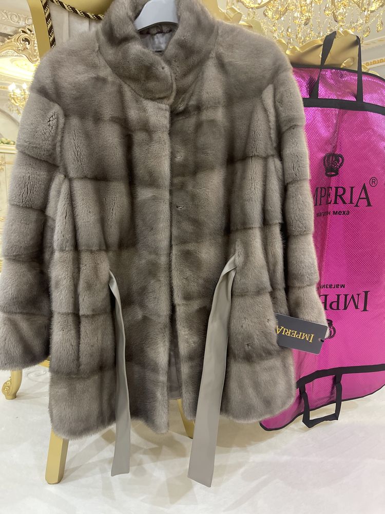 Shuba norka ne krashenniy noviy razmer 52