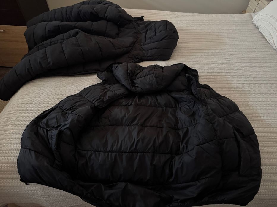 Якета 2 броя черни елек черен М размер SINSAY