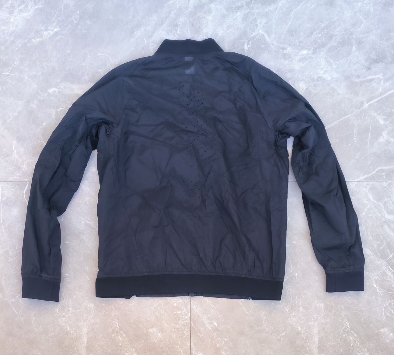 Mens Mens Nike Tech Pack Hypermesh Varsity Jacket Black Size Large 832