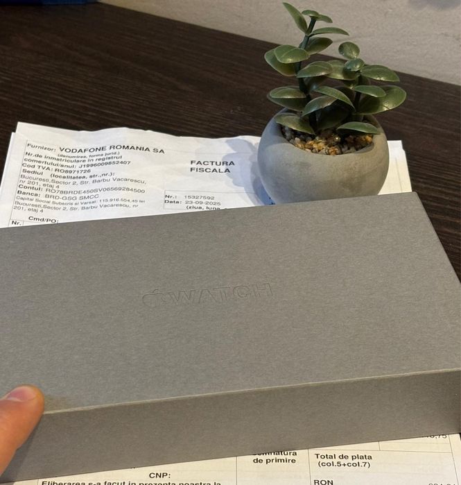 Appel Watch Ultra 3 GPS+Cellular, Black Titanium 49 mm, sigilat…acte.