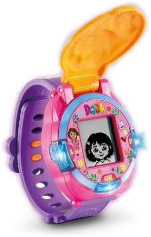 Нов Интерактивен часовник VTech Dora учи час игри и забавление за деца