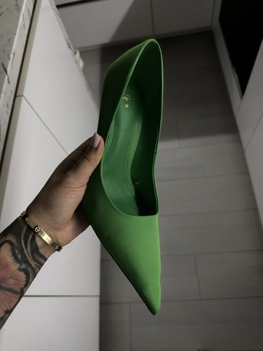 Pantofi stilleto zara cu toc cui