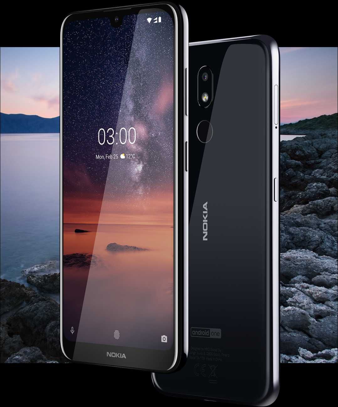 Nokia 3.2 Мобилен телефон 
16GB 2 GB RAM  нов Smartphone 4000mAh 6.26"