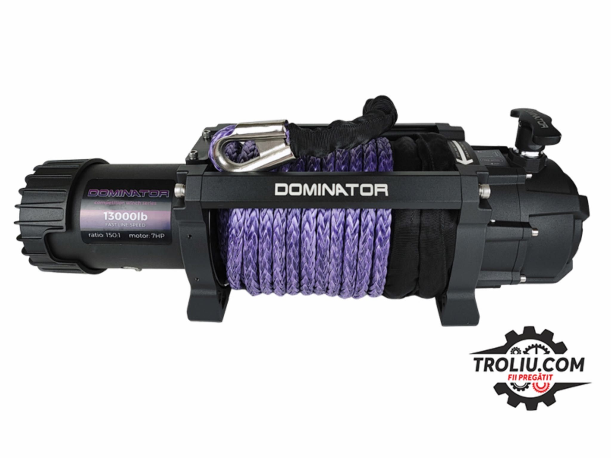 Troliu electric Dominator 13000 FLS sufa sintetica Rapid Off Road