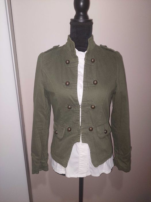 Jacheta military Zara kaki