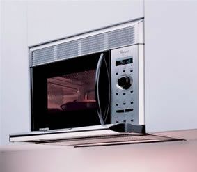 Микровълнова с ширм за вграждане Whirpool