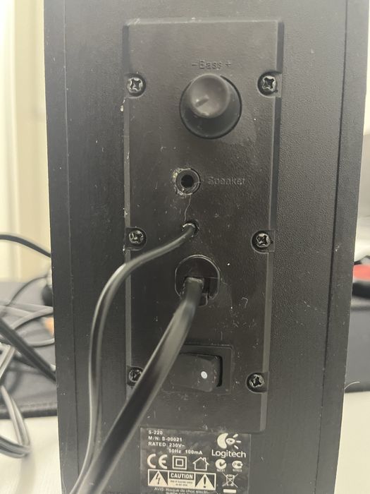 Boxe Logitech 2.1 S220 Negru Noi Nefolosite