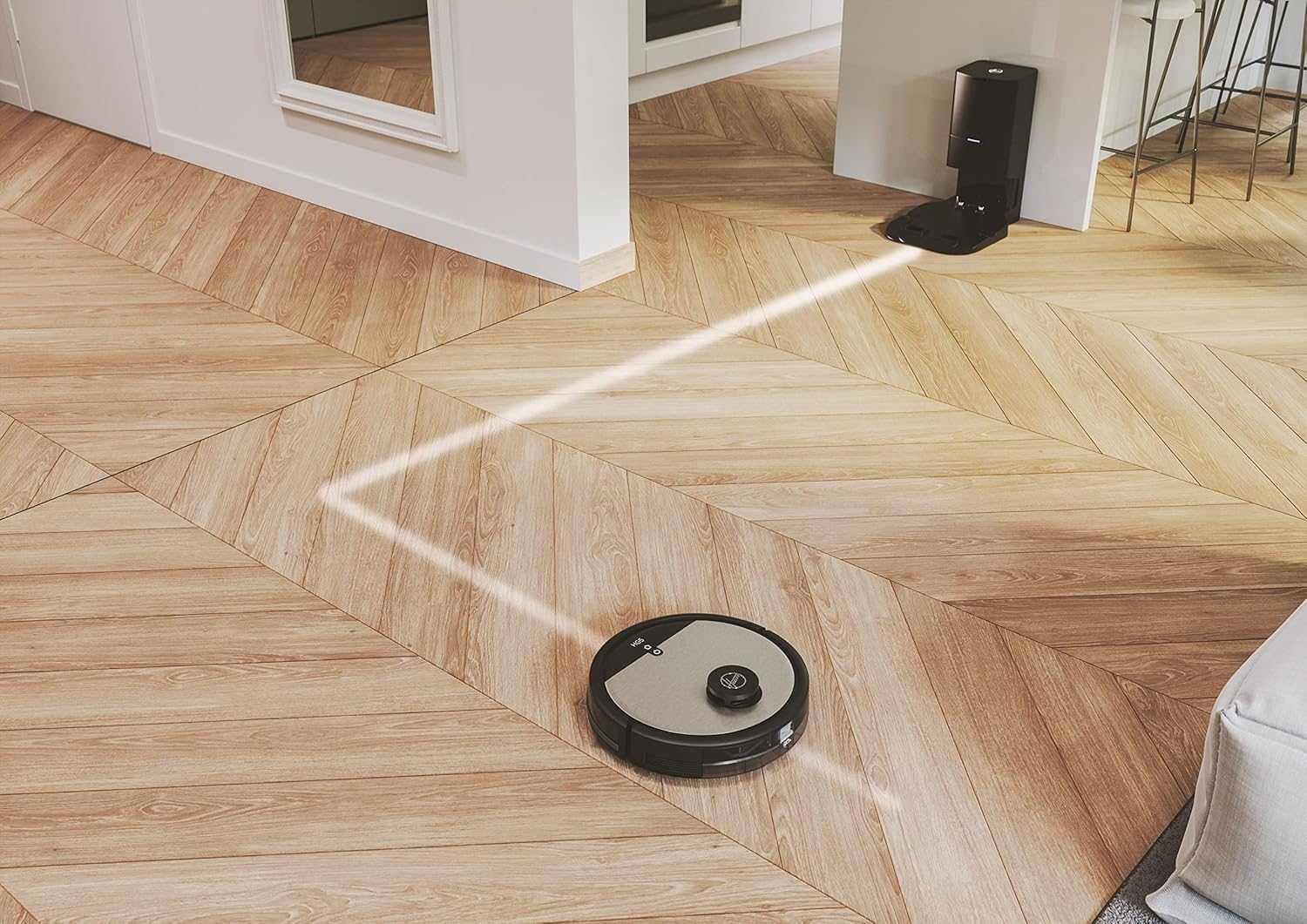 Прахосмукачка робот Hoover HG5 HG550D Лазерна навигация картографиране