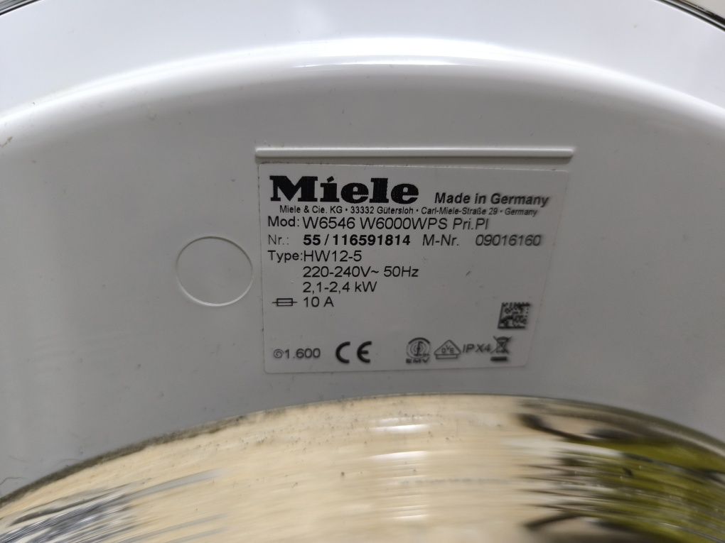 Пералня Miele W 6000 Prima Vera Plus - 8кг. 1600об. Инверторна.