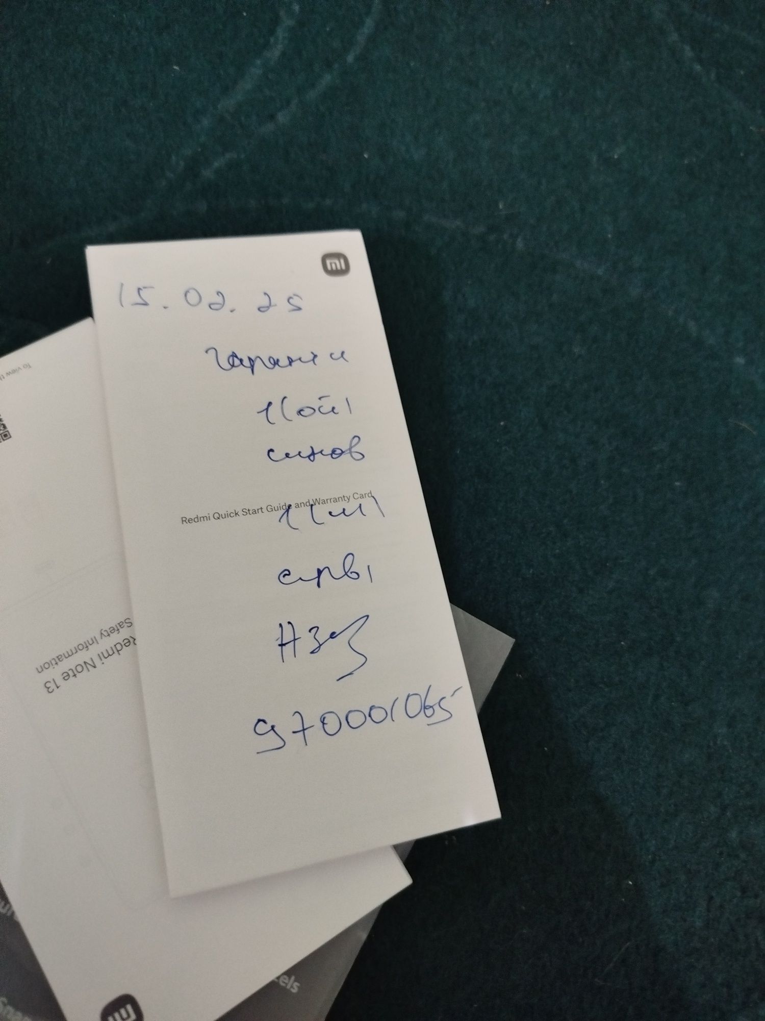 Redmi note 13 256 xotira