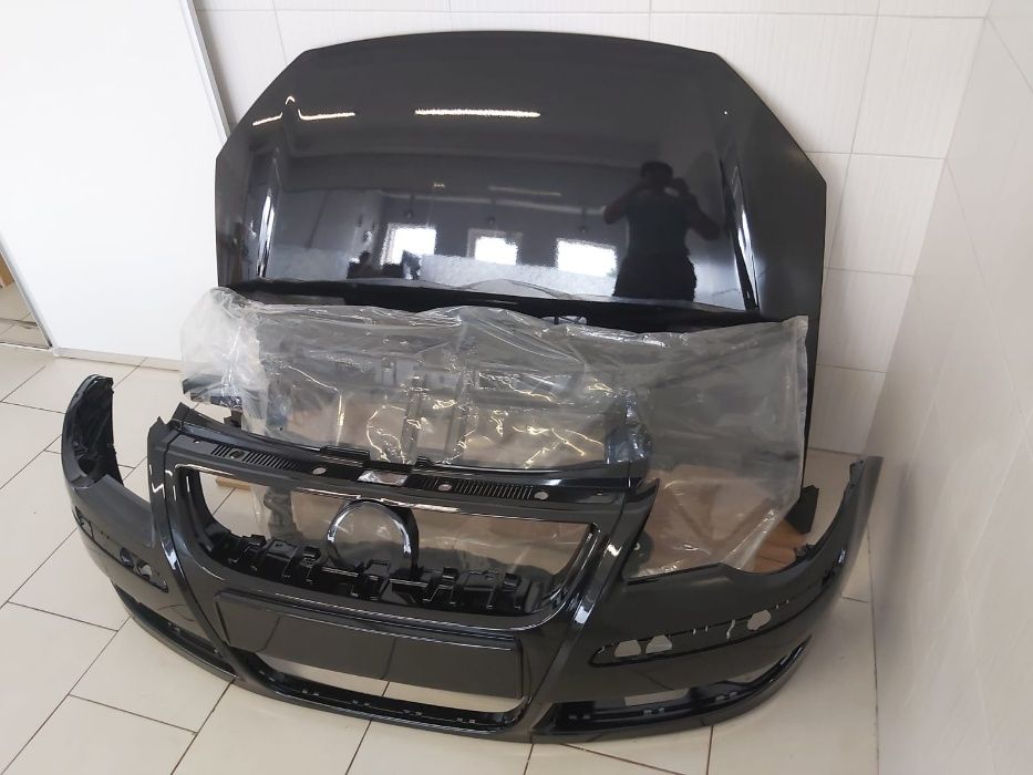 Pachet Bara Fata+Capota Motor+Trager VW Polo 6/VI 05-09 (LC9X-Negru)