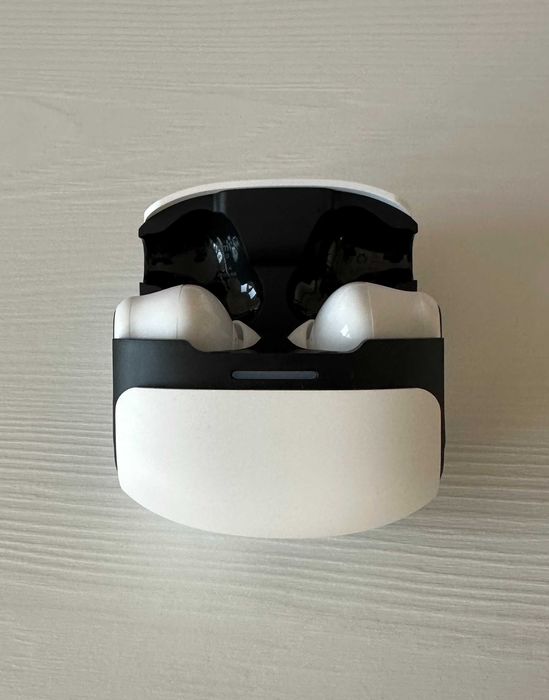 Set 2x Căști wireless ThetaPro — 30h autonomie, 2 microfoane, gri/alb