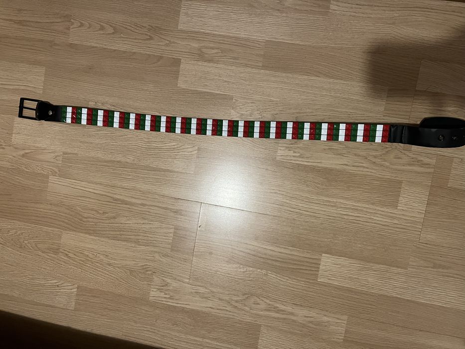 Колан бяло-зелено-червено