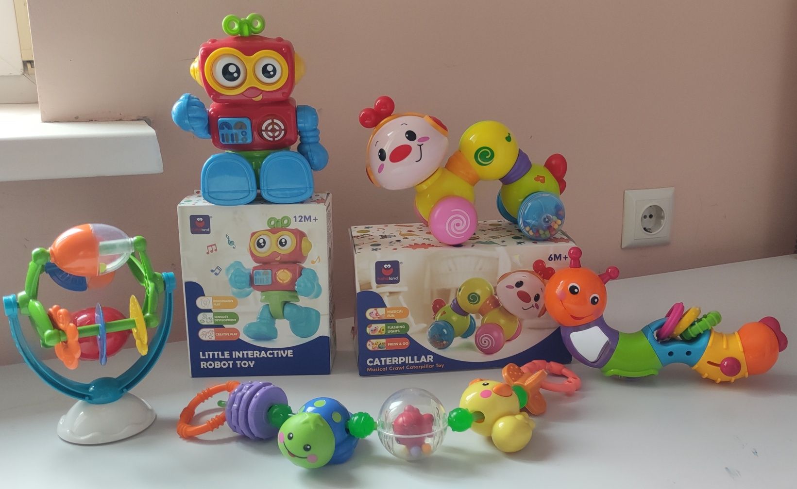 Лот детски играчки Дрънкалки, музикални играчки 0+ 3+ 6+ 12 + 1+