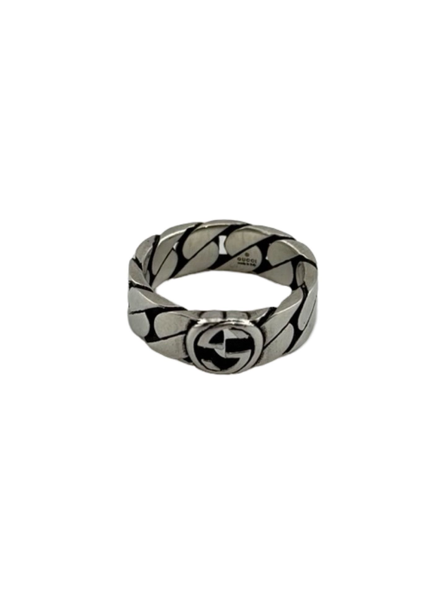 Inel Interlocking Gucci - Silver | TrueGSM