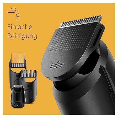 Тример Braun BT3421 за брада и лице , 40 настройки за дължина , черен