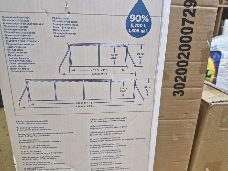 Piscina completa cu accesori