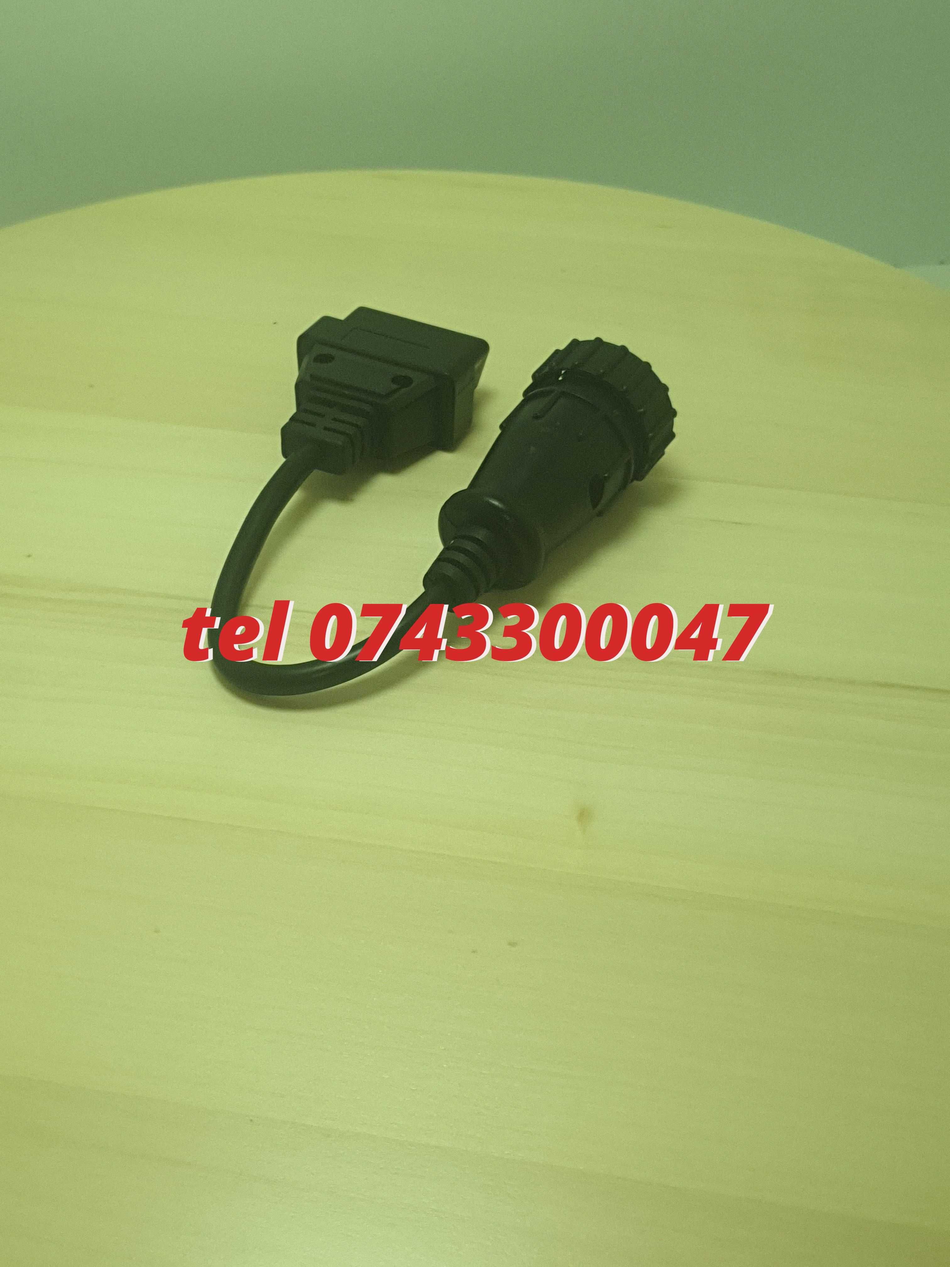 Cablu Adaptor Camion Scania 16 Pin La Obd2 16 Pin