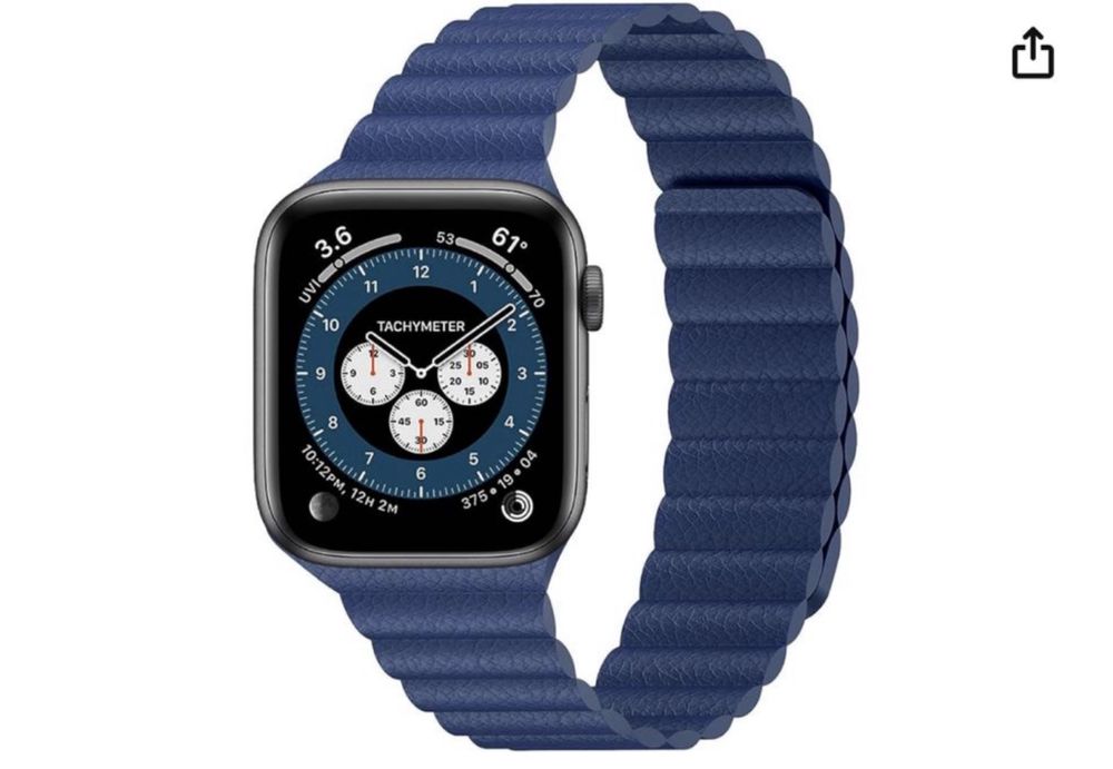 Curea Imitatie Piele Magnetica Ceas Apple Watch Husa Folie Silicon