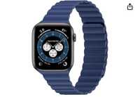Curea Husa Imitatie Piele Magnetica Compatibila Ceas Apple Watch