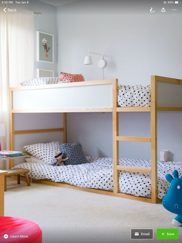 KURA IKEA Двухъярусная детская кровать