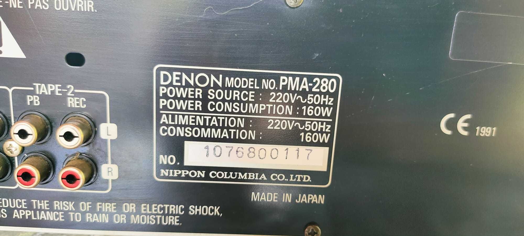 Denon PMA 280 integrated stereo amplifier