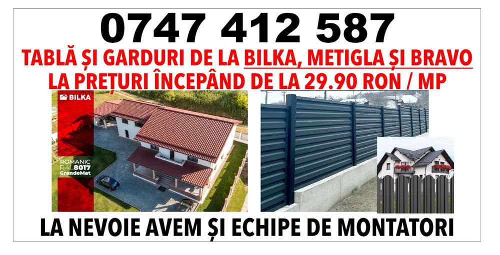 Tabla Bilka cu montaj