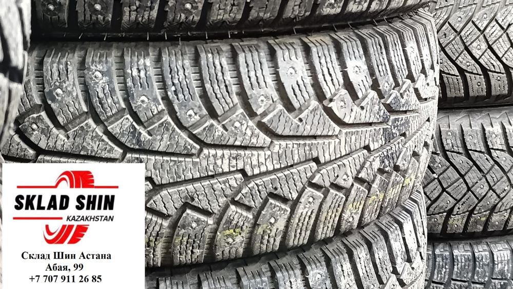 Б/у зимние шины (липучки, шипы) 215/60/17 Европа и Япония