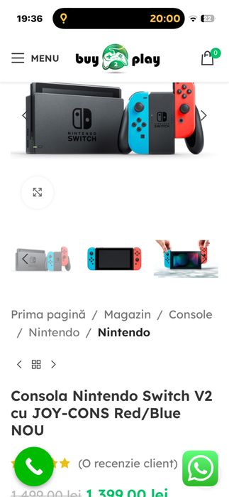 Vand nitendo switch putin folosit