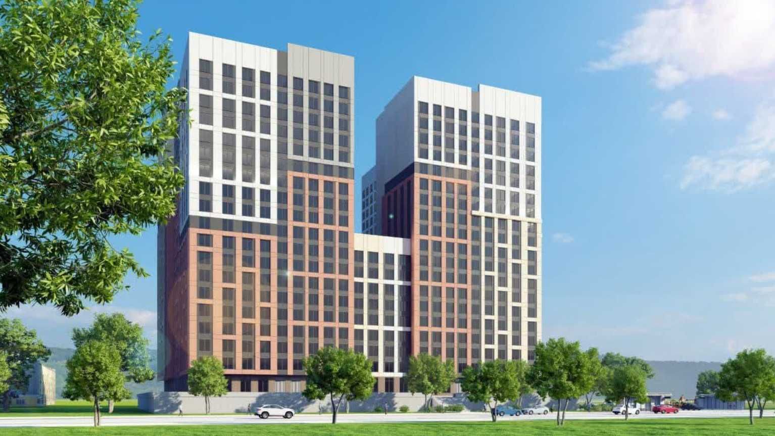 Продаю новую 1-к квартиру 41,52 м2 в центре. Набережная в 800 метрах