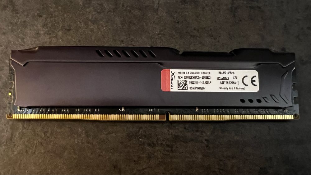 Kingston Fury HyperX 16GB 3200MHz DDR4 Ram Памет