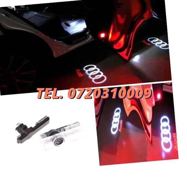 Proiectoare Logo Audi Portiera  Led Laser emblema sigla Holograma