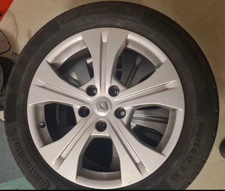 Jante originale aluminiu Renault Nissan 5x114.3 R17