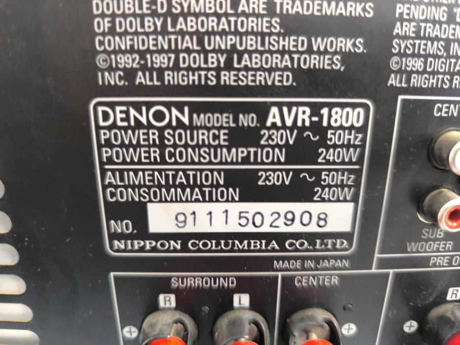 Amplificator Denon AVR-1800