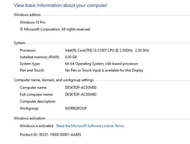 Calculator complet + Monitor I3, 8 GB RAM
