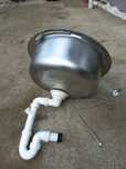 Chiuveta rotundă de inox