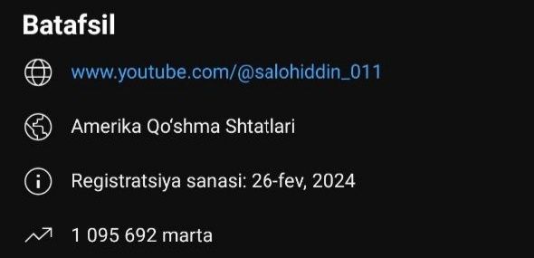 Youtube kanal sotiladi