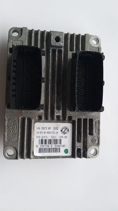 Ecu calculator motor fiat grande punto 1.2 benz 51843143 bc0097258b 5sf3m1