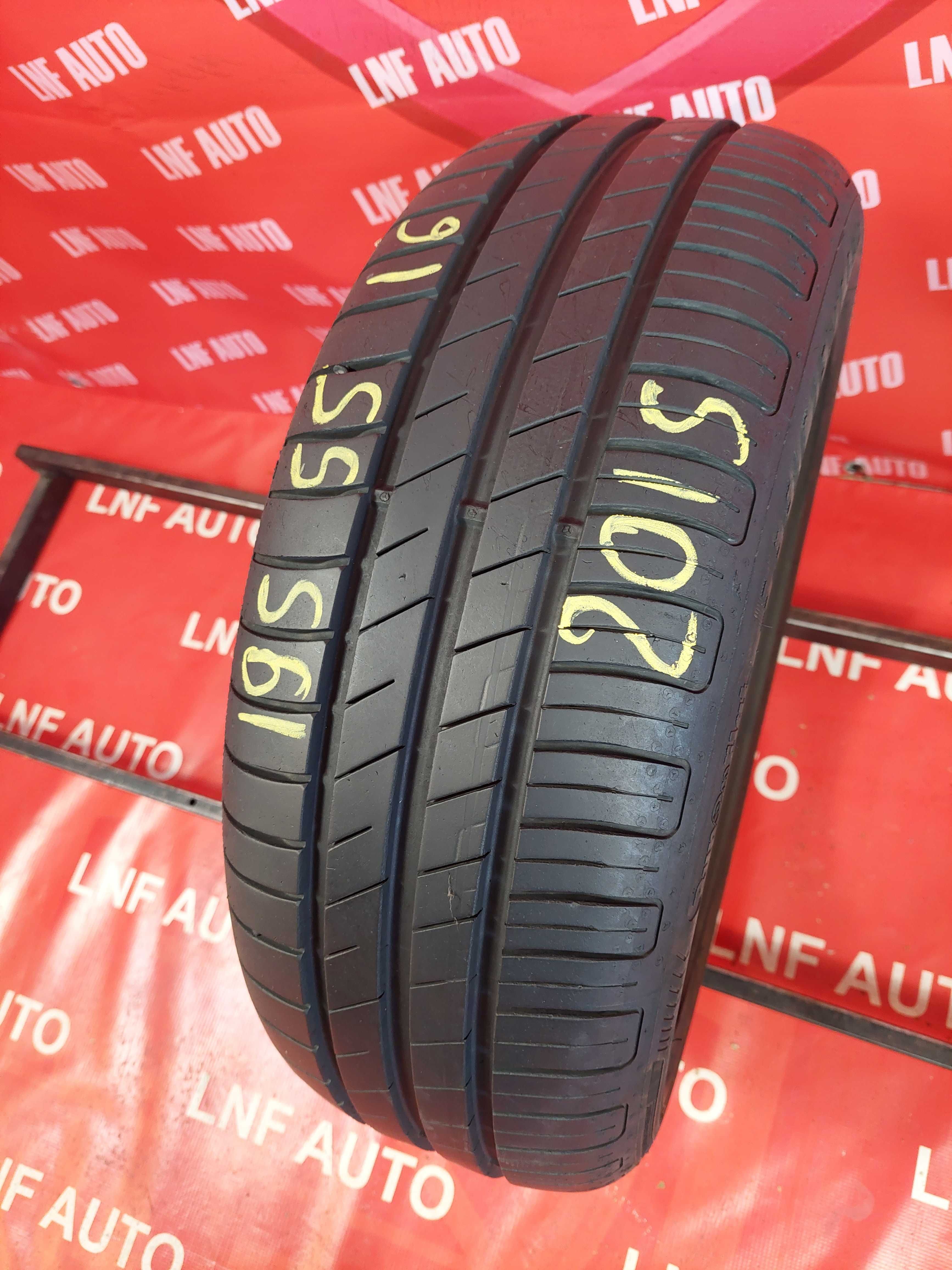 1 Anvelopa de VARA - 195/55/16 - GoodYear - 8 MM - DOT 2015 RFT !