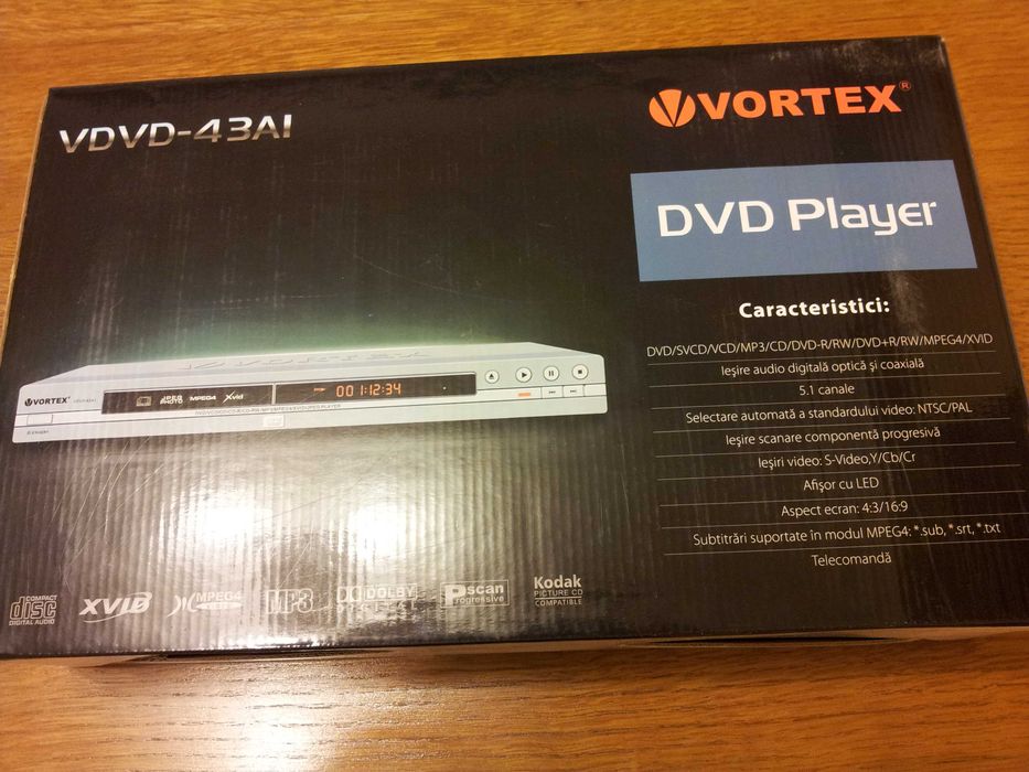 Vortex  VDVD 43A1 , cd , dvd , video , player